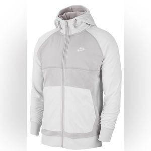 Nike Sportswear Full-Zip Polar Fleece Hoodie CZ4891-059 Mens Sz Large NWT